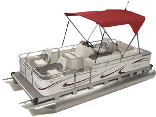 Pontoon Boats Ohio Shows, Small Pontoon, Gillgetter Sport Deluxe!